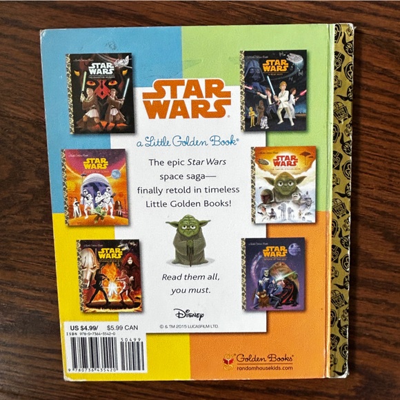 Seven Star Wars Little Golden Books (2015 - 2020) - Picture 13 of 15